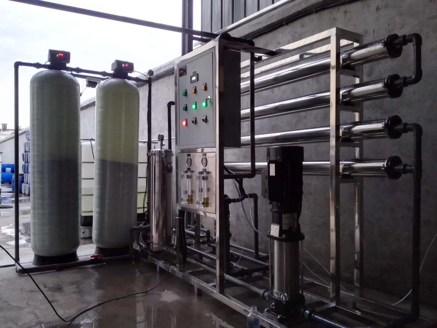 反滲透純凈水設備技術參數-反滲透膜清洗-原水泵清洗-多介質過濾器清洗